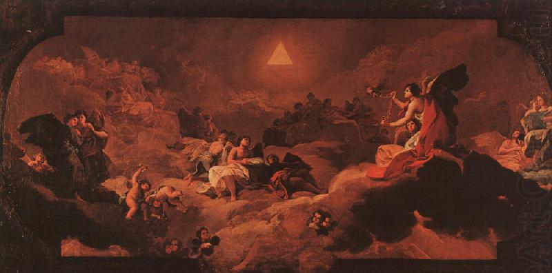 Francisco de Goya The Adoration of the Name of the Lord china oil painting image